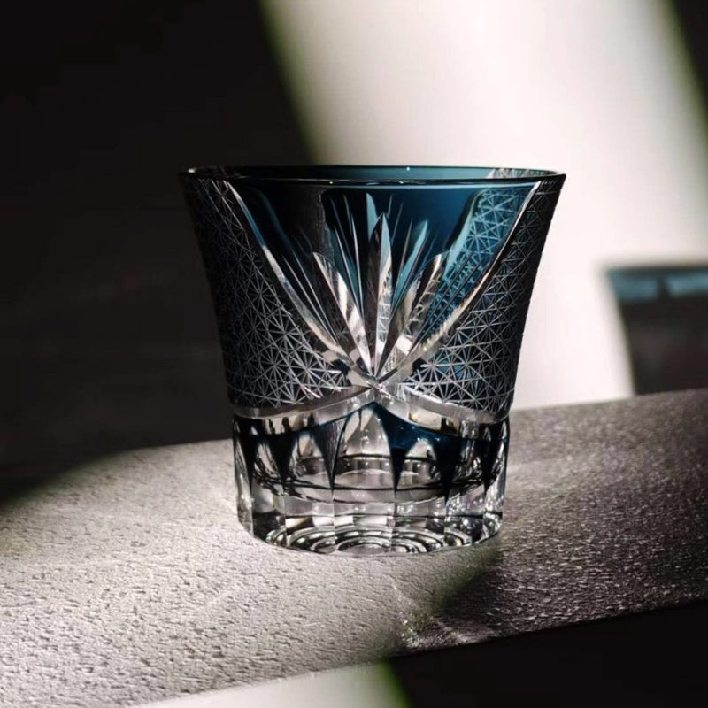 Chrysanthemum - Edo Kiriko Whisky Glass