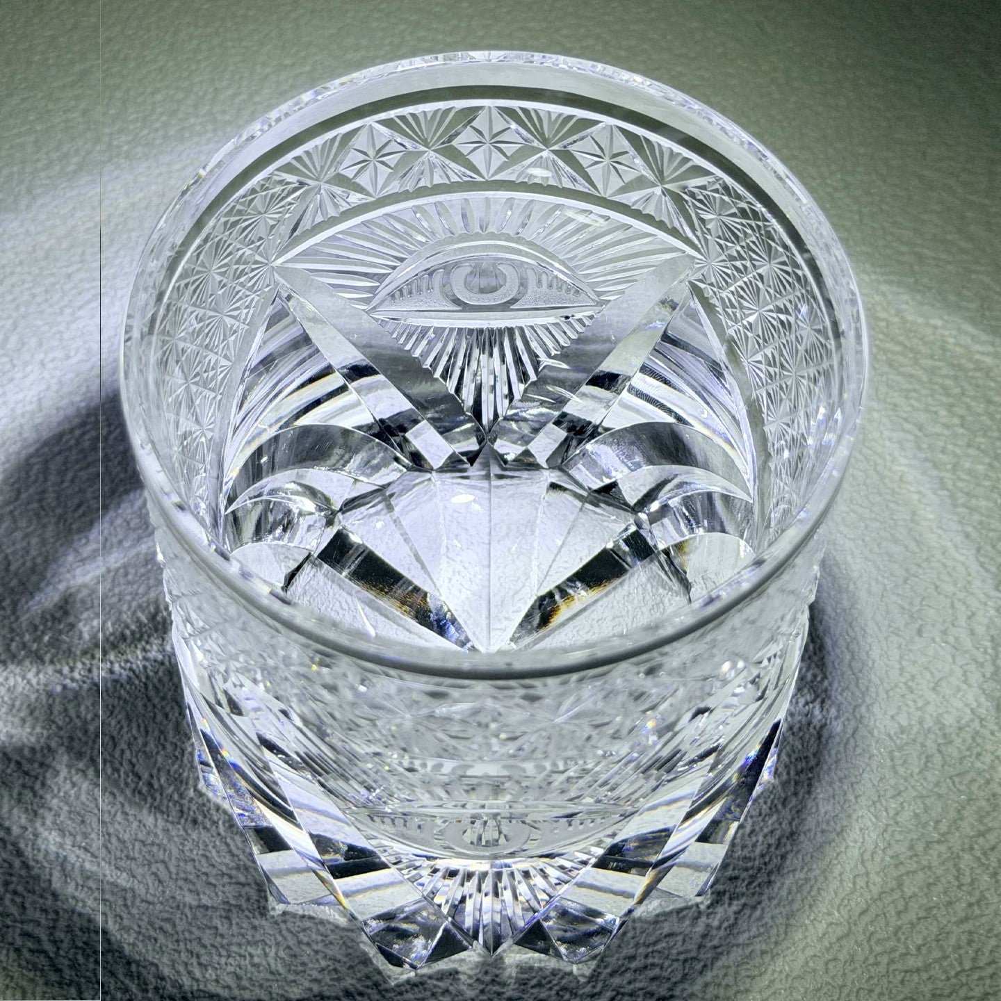 God's Eye Edo Kiriko Whiskey Glass - K9 Crystal Edition