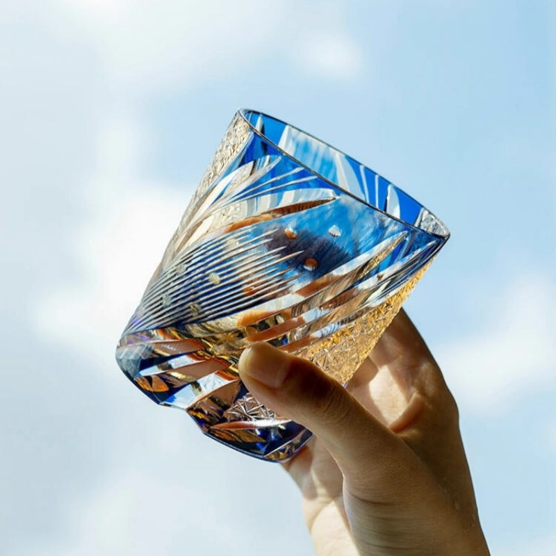 Meteor Edo Kiriko Whisky Glass