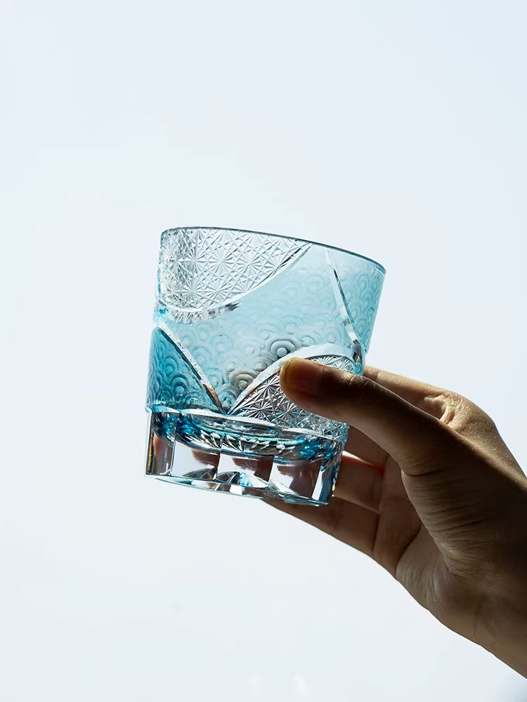 Fluctuate Edo Kiriko Whiskey Glass