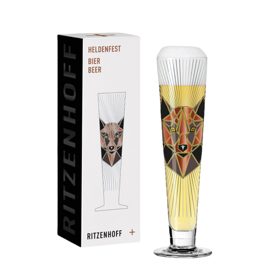 RITZENHOFF Black Label Pilsner Crystal Beer Mug