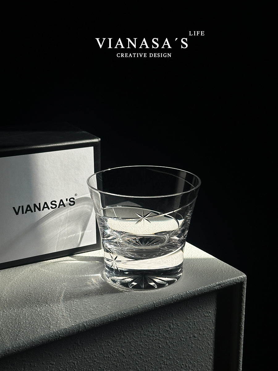 VIANASA'S Star Track Whiskey Glass - Goglasscup