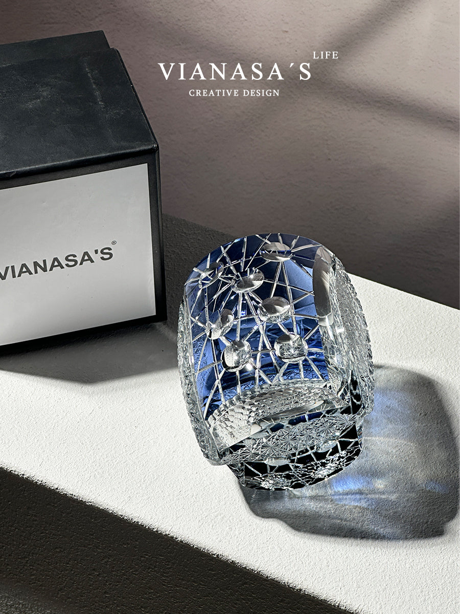 VIANASA'S Master Collection Edo Kiriko Whiskey Glass - Goglasscup