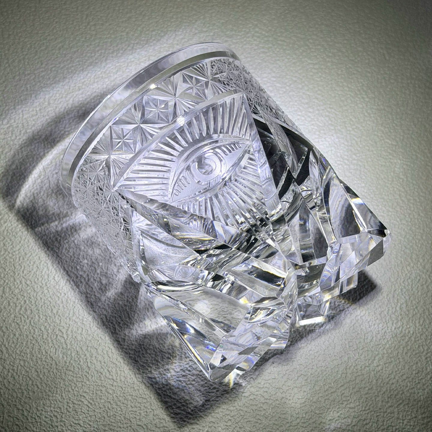 God's Eye Edo Kiriko Whiskey Glass - K9 Crystal Edition