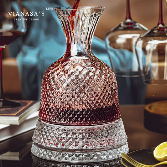 VIANASA'S Rotating Wine Decanter - Goglasscup