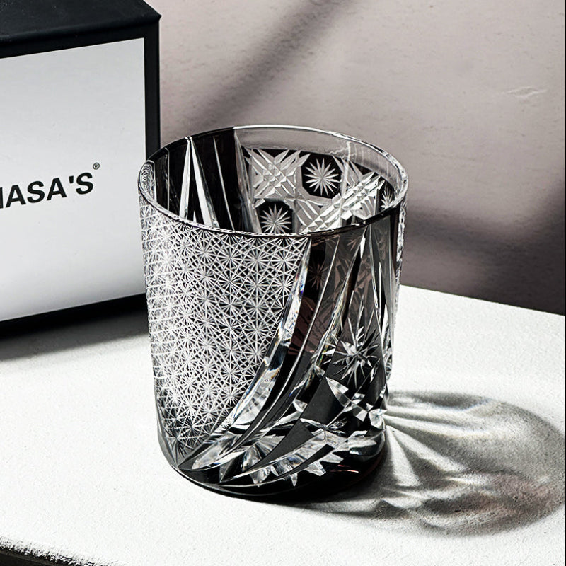 Night Eternal Day Edo Kiriko Glass