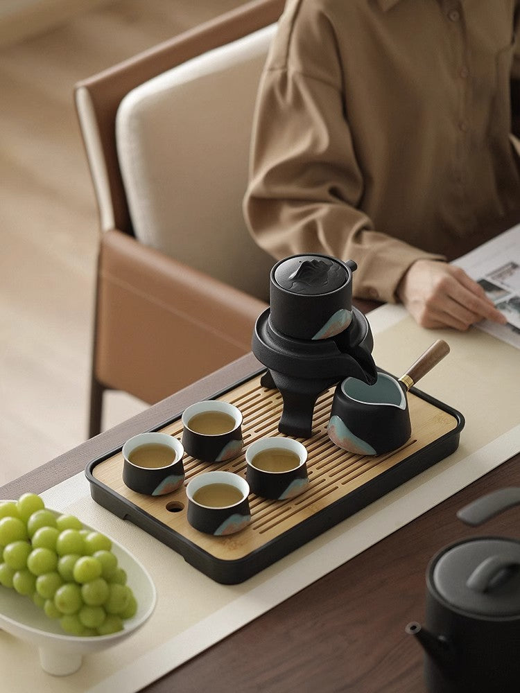Forbidden City Cultural Creativity Distant Hills Automatic kungfu Tea Set