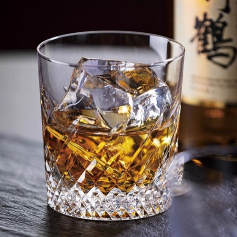 KAGAMI Edo Kiriko Whiskey Glass Twill GoGlassCup