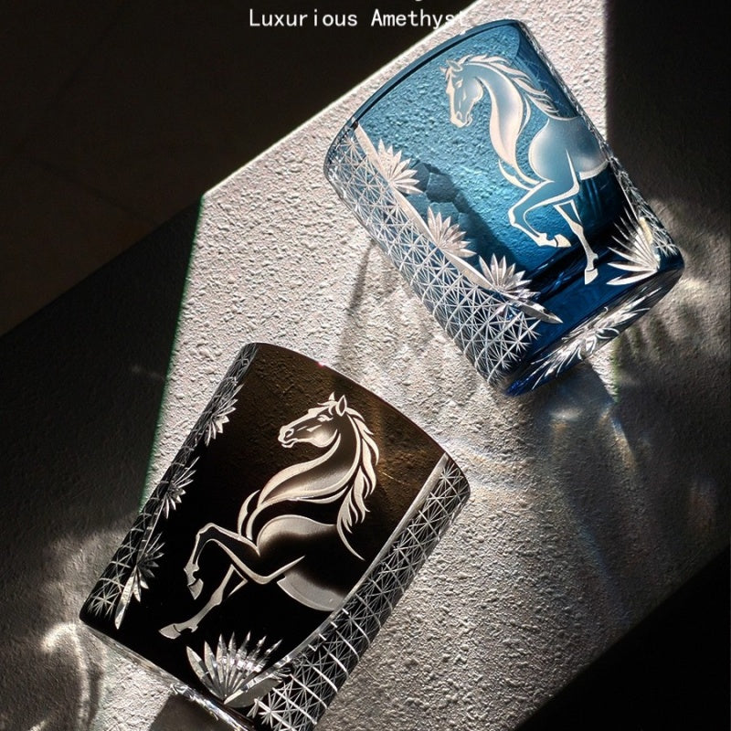 Edo Kiriko Handcrafted Meiba Whisky Glass