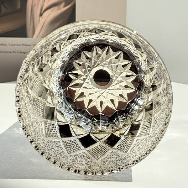 Edo Kiriko Whiskey Glass-Star Shield GoGlassCup