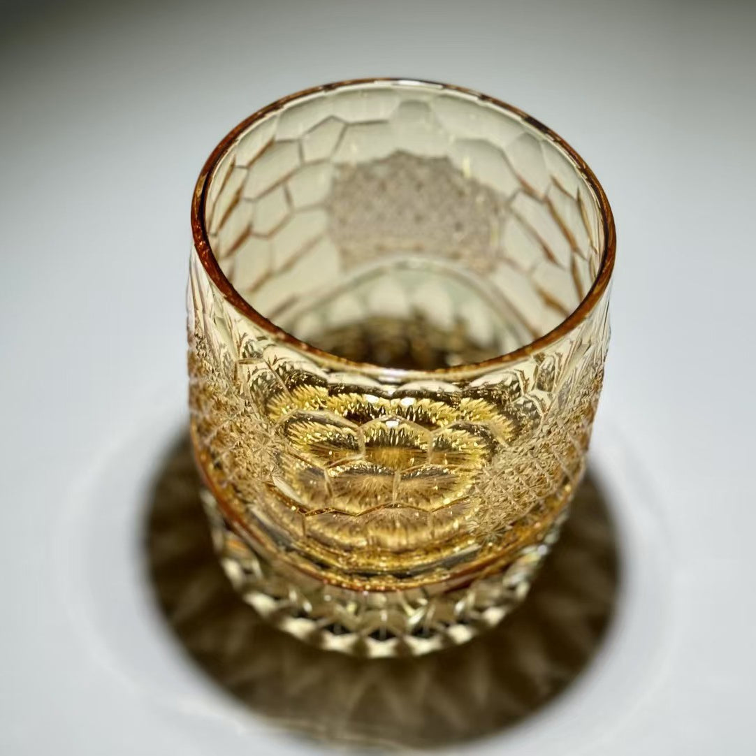 CALLURE Snow Ice Light Edo Kiriko Whiskey Glass - Goglasscup