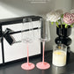 VIANASA'S Carat Pink Champagne Glasses - Goglasscup