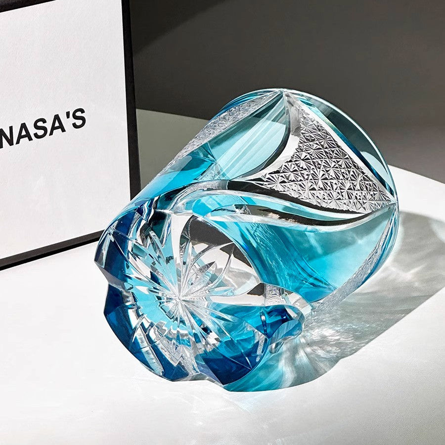 Blue Realm Edo Kiriko Whiskey Glass