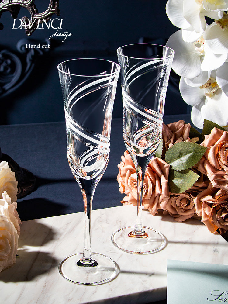 DA VINCI Cetona Champagne Flutes