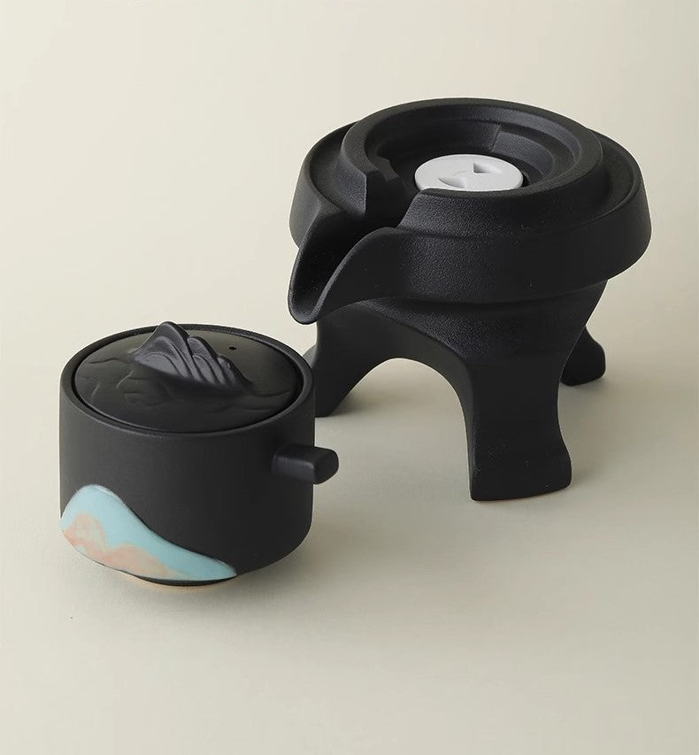 Forbidden City Cultural Creativity Distant Hills Automatic kungfu Tea Set