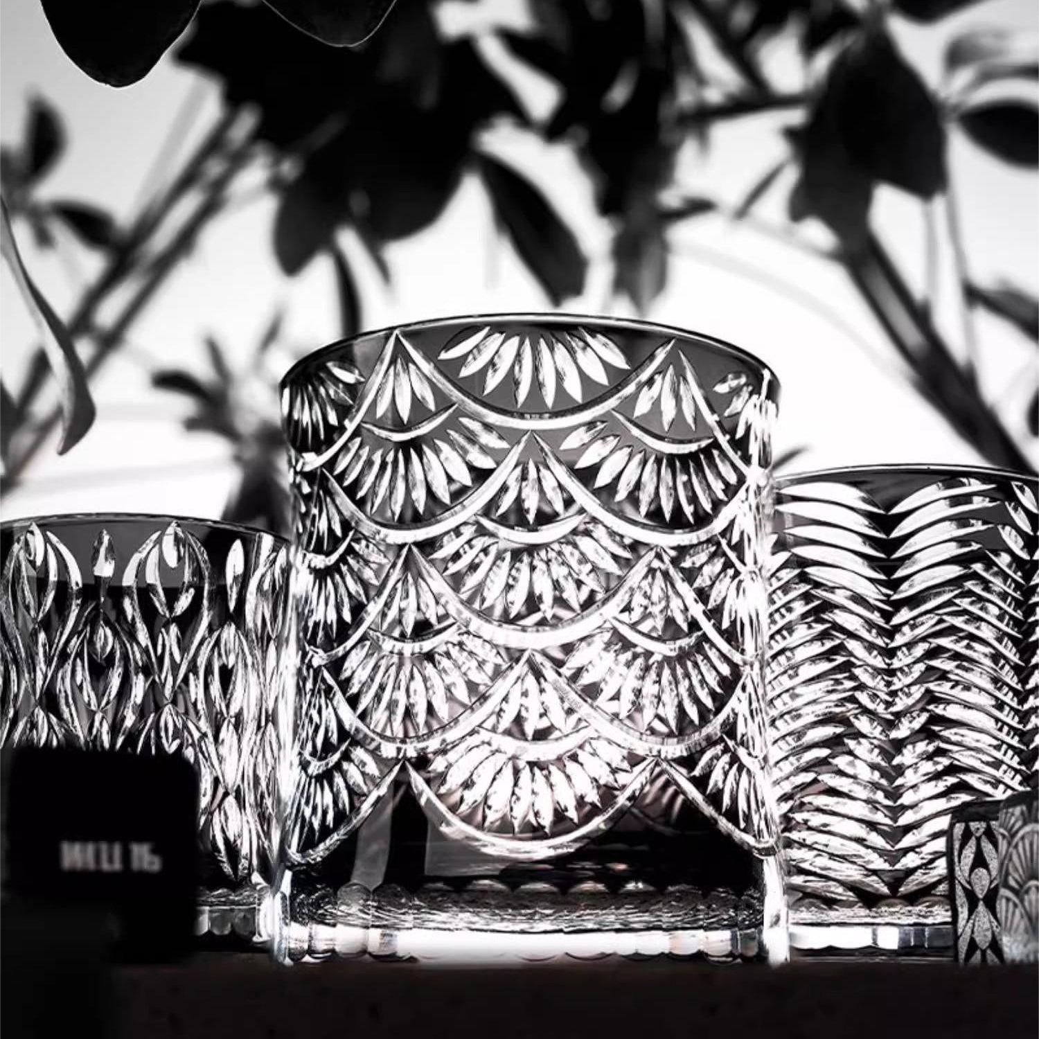 Wild Series Peacock Whiskey Glass