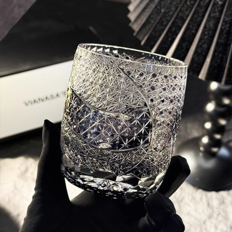 Moriello Edo Kiriko Whiskey Glass Goglasscup