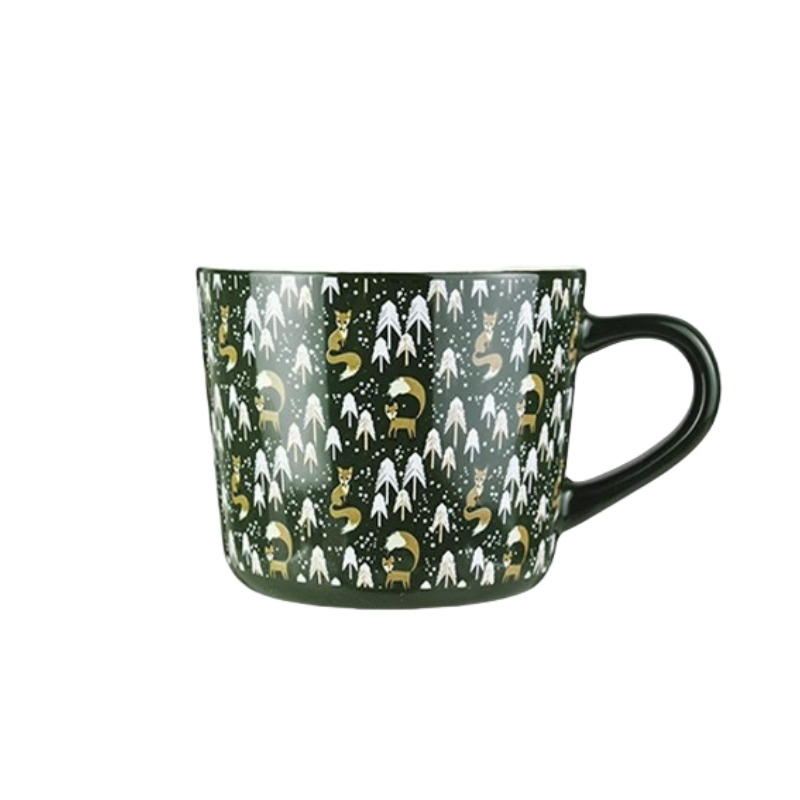 TLIFE Christmas Forest Series Ceramic Mug GoGlassCup