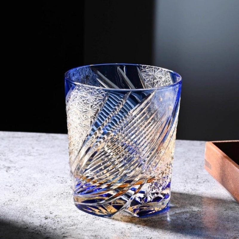 Meteor Edo Kiriko Whisky Glass