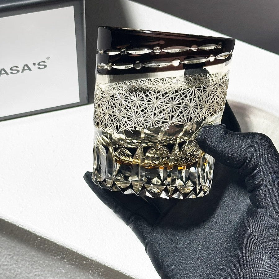 VIANASA'S Edo Kiriko Meteor Whiskey Glass