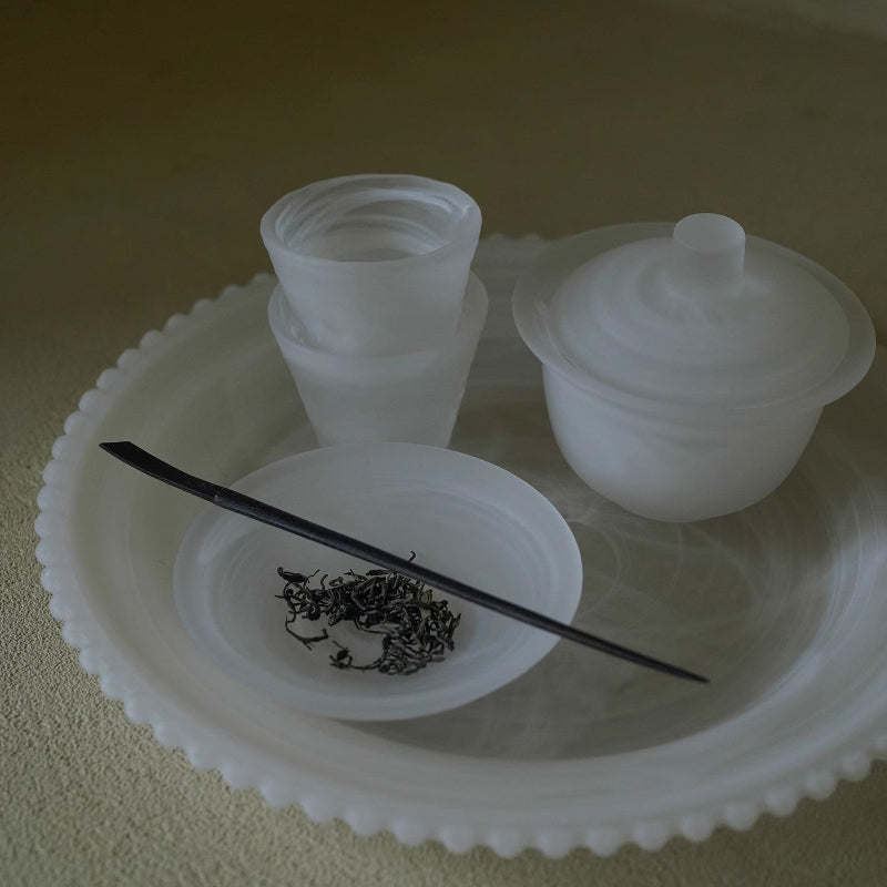 GoGlassCup Cloud Frosted Matte Tea Cup Set Goglasscup