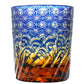 JUNGE Edo Kiriko Chrysanthemum Pattern Whiskey Glass - Goglasscup