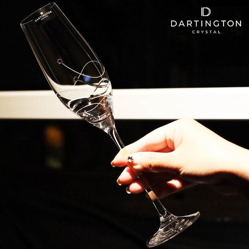 DARTINGTON Celebrate Crystal Goblet Champagne Glass - Goglasscup