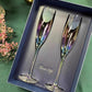 Swarovski Fantasy Colorful Champagne Glass