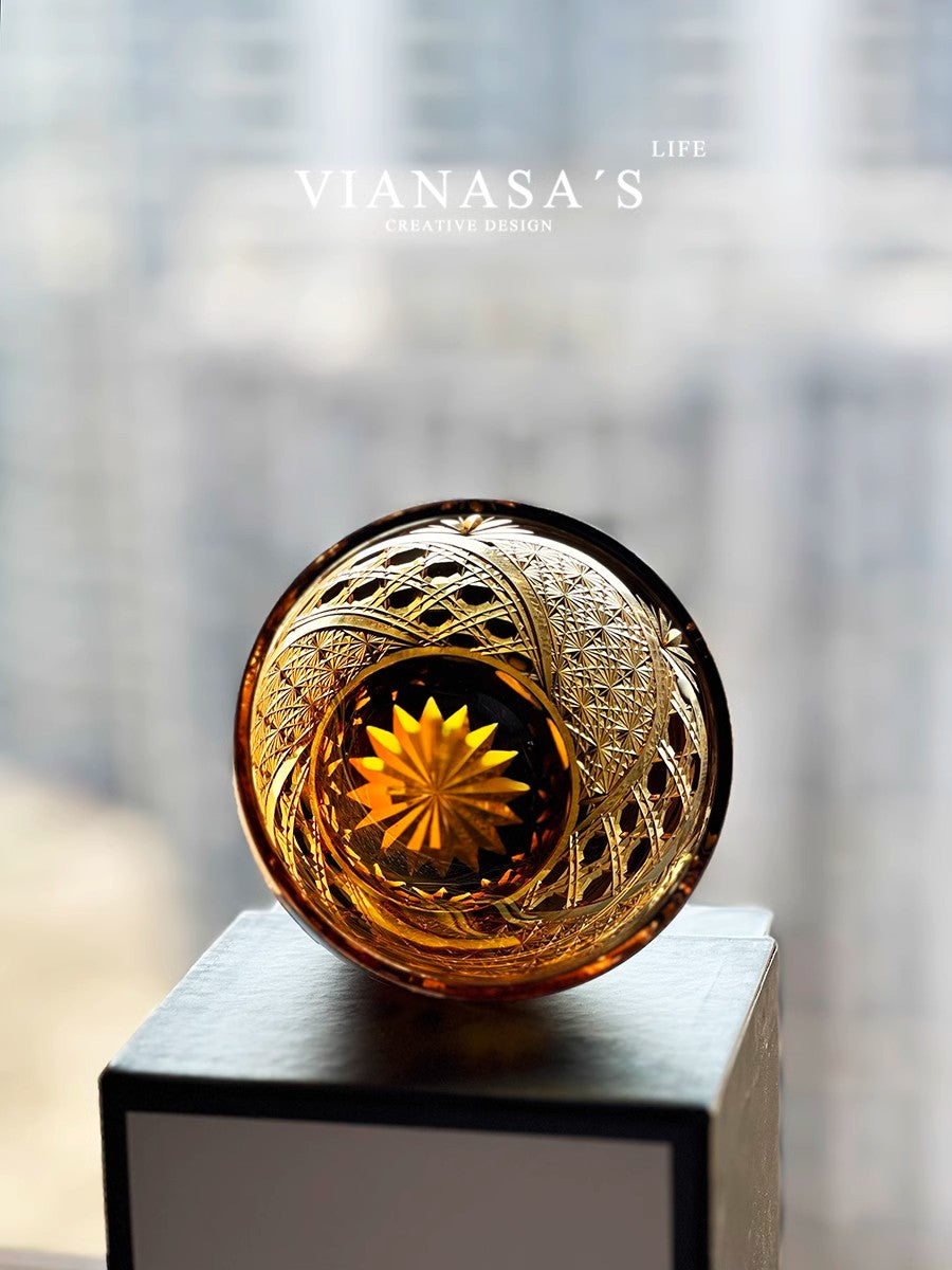 VIANASA'S Cold Rainy Night Crystal Glass-Limited Edition