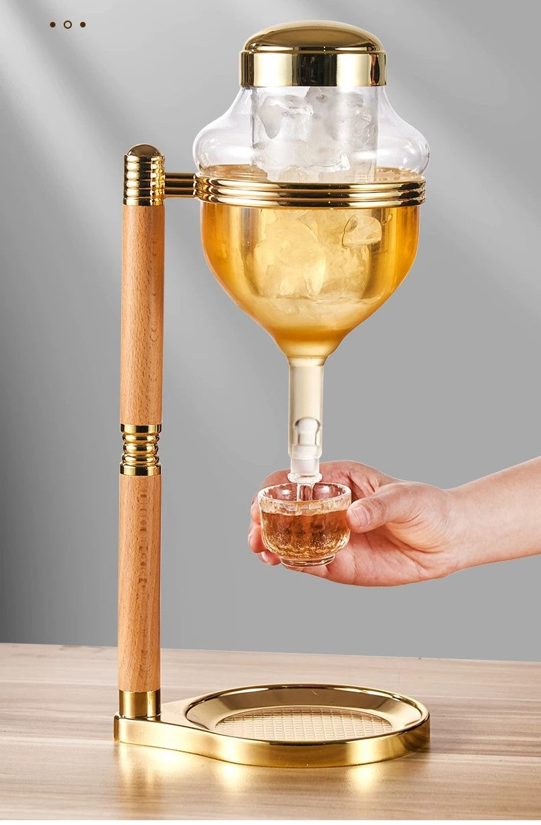Elegant Glass Wine Dispenser Set
