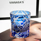 VIANASA'S Superman Returns Edo Kiriko Whiskey Glass