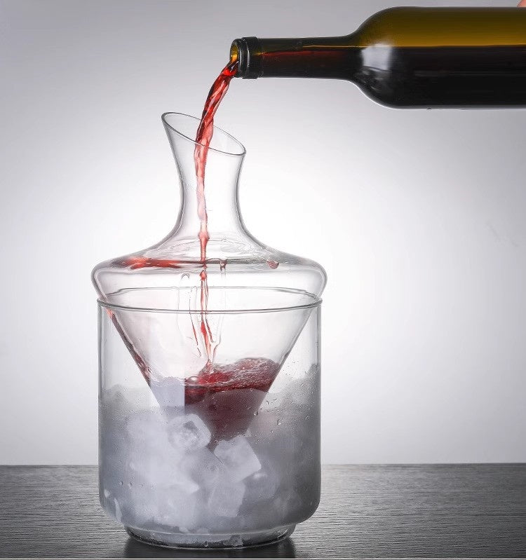 VIANASA'S Bevel Iced Wine Decanter（Mulled wine is available） - Goglasscup