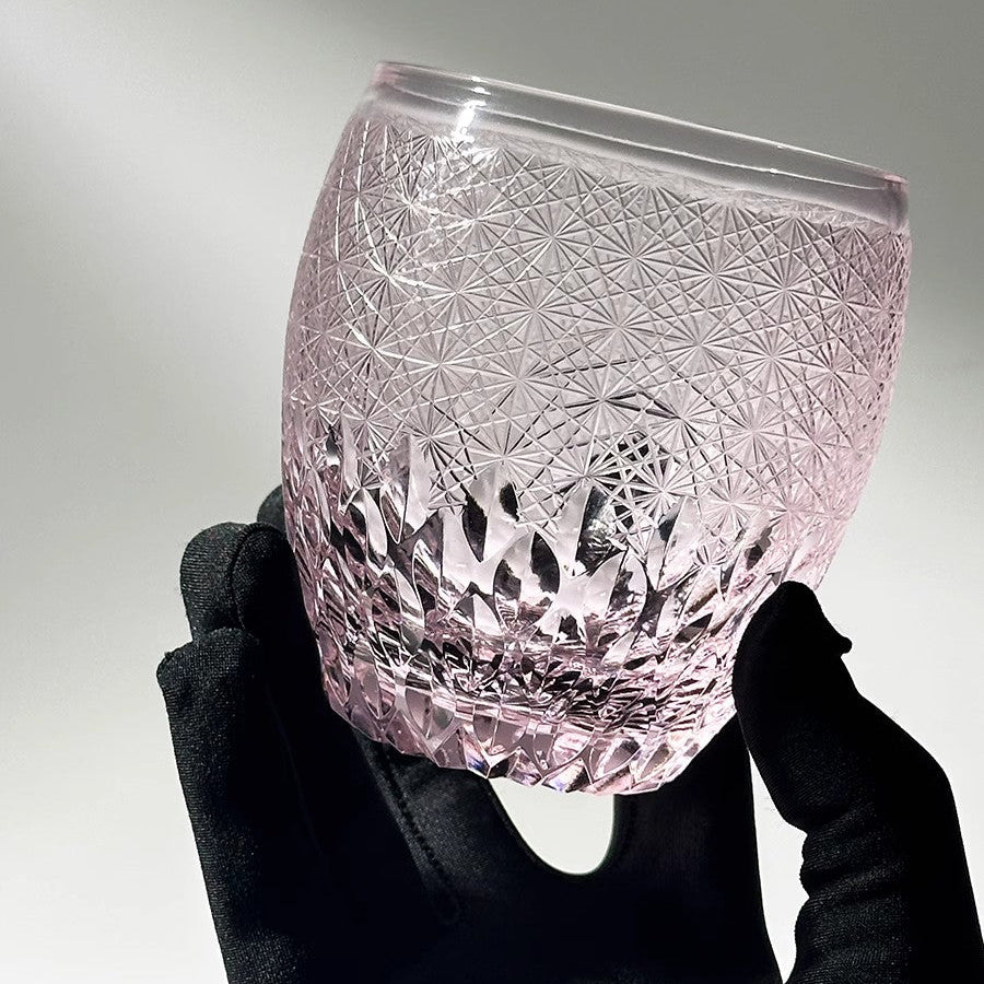 VIANASA'S Pink Baby's Breath Whiskey Glass - Goglasscup
