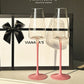 VIANASA'S Carat Pink Champagne Glasses - Goglasscup