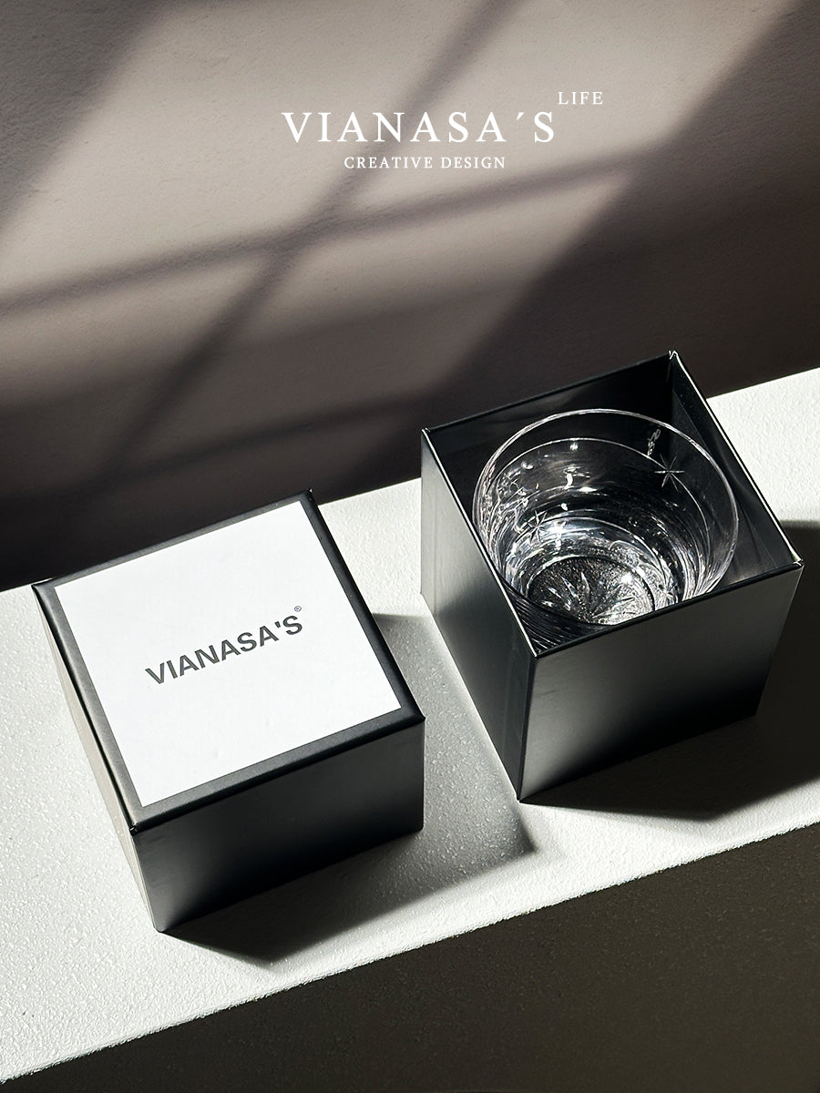 VIANASA'S Star Track Whiskey Glass - Goglasscup