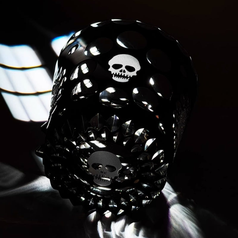 Skull - Dark style whiskey glass