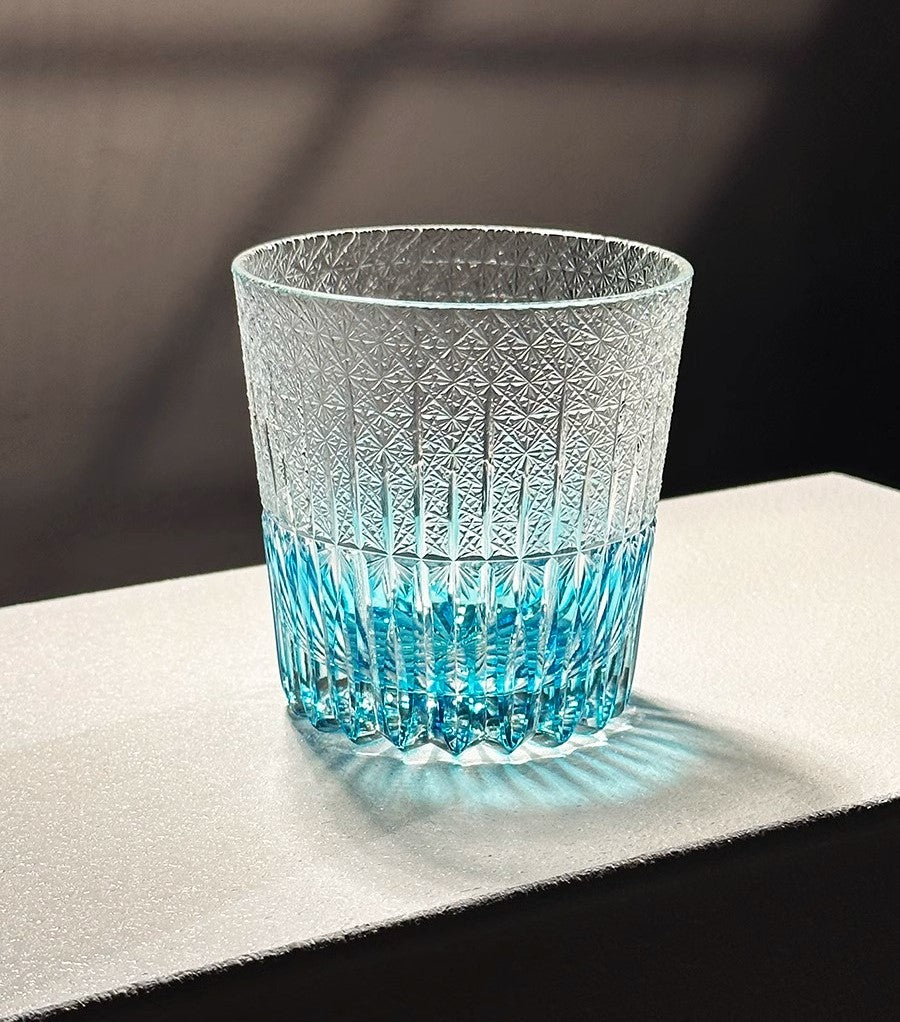 VIANASA'S Northern Lights Edo Kiriko Crystal Whiskey Glass