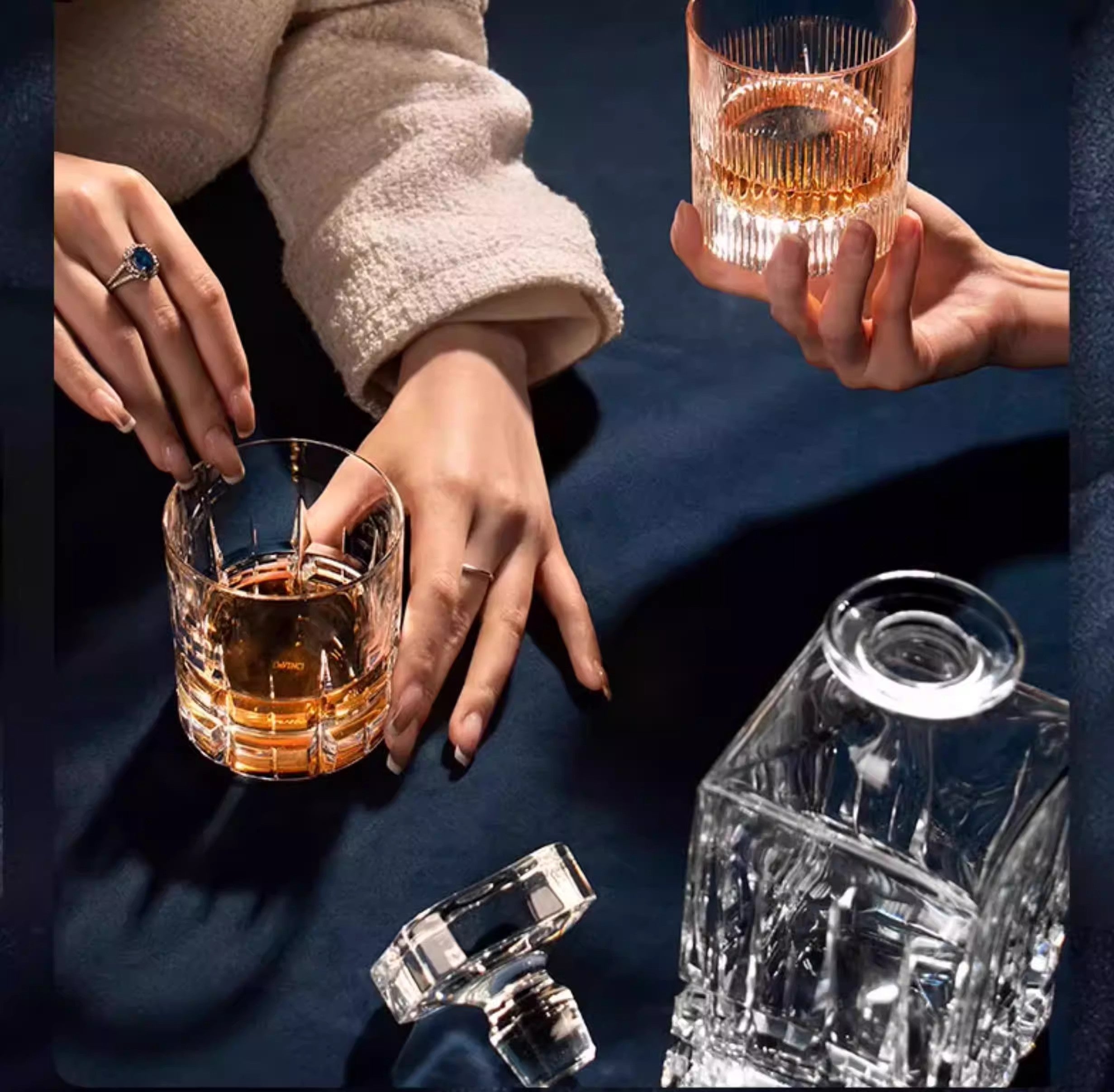 DA VINCI CARRARA Whisky Glasses