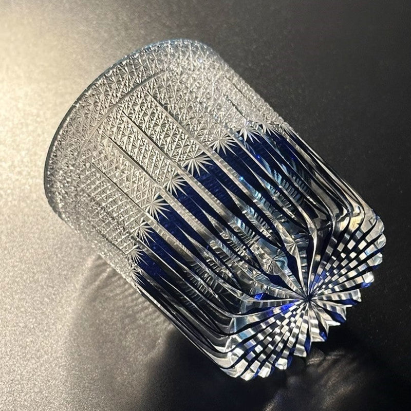 VIANASAS Purple Cloud Edo Kiriko Whiskey Glass - Goglasscup