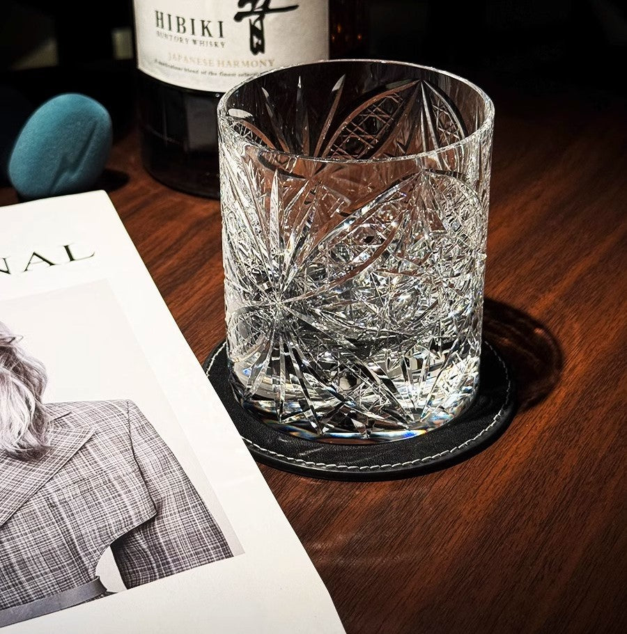 VIANASA'S Dream Butterfly Edo Kiriko Whiskey Glass - Goglasscup