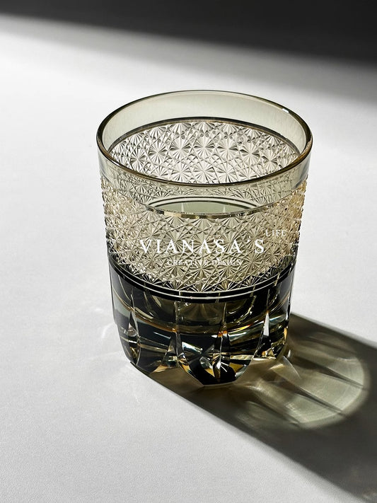 VIANASA'S Ru Meng Ling Edo Kiriko Whiskey Glass