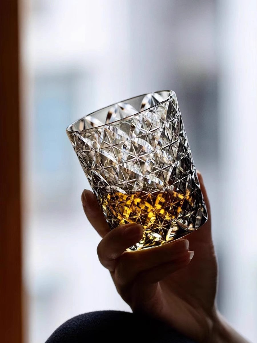 VIANASA'S Shippou Edo Kiriko Whiskey Glass - Goglasscup