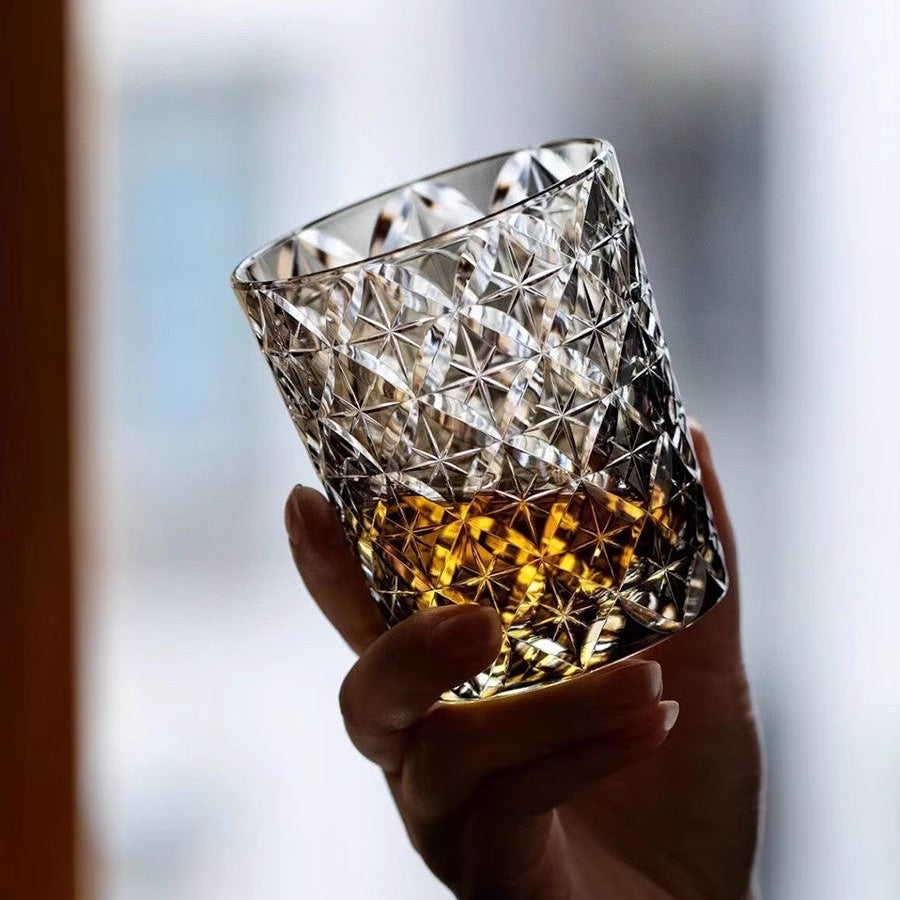 VIANASA'S Shippou Edo Kiriko Whiskey Glass - Goglasscup