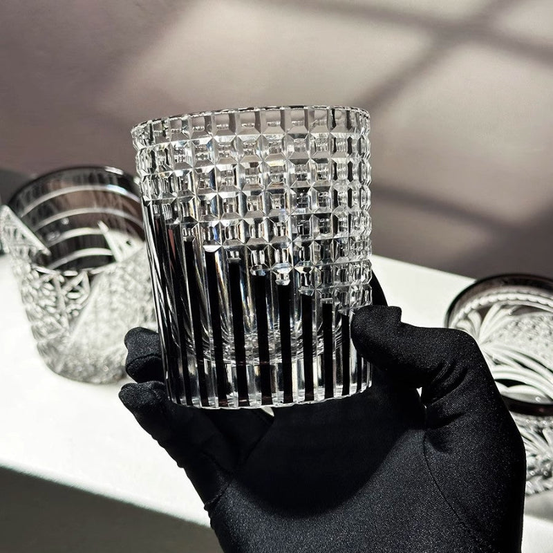 VIANASA'S Dark Collection Edo Kiriko Whiskey Glass - Goglasscup