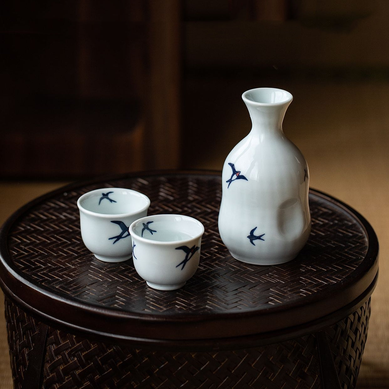 MINO WARE Tsubame Sake Set