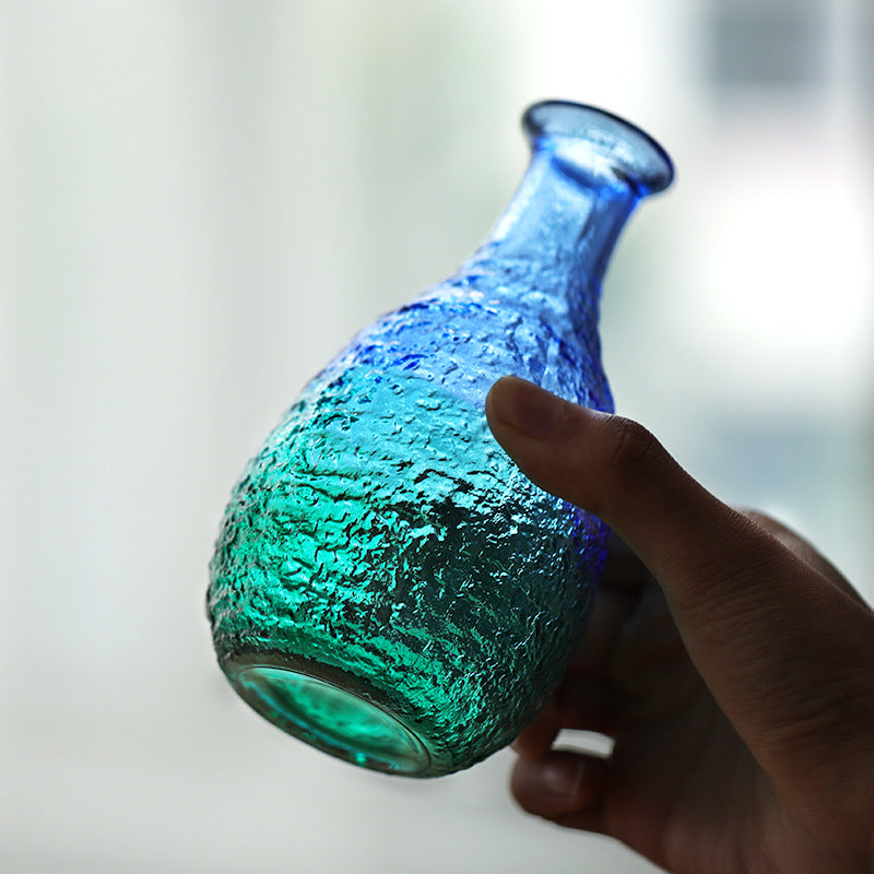 Toyo Sasaki Aurora Japanese Handcrafted Glass Sake Gift Set