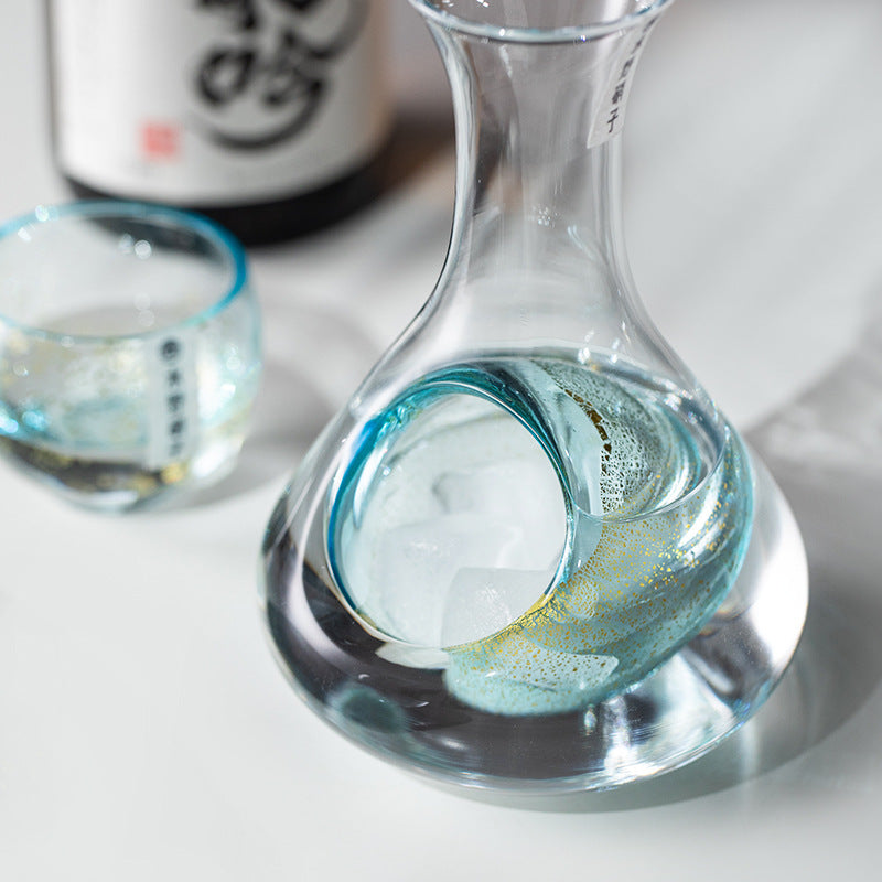 Misuno Handcrafted Gold Foil Starlight Sake Set