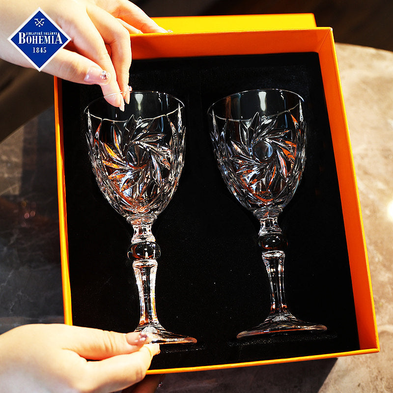 Bohemia Windmill Series Wine Glasses Gift Set