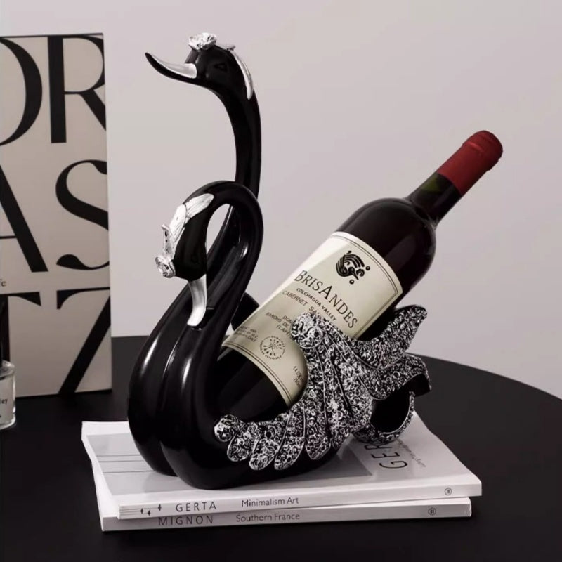Creative Black Swan Wine Rack