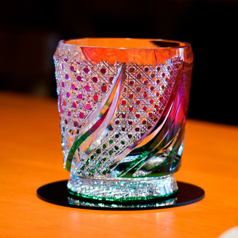 Sakura Edo Kiriko Whiskey Glass - Supreme Collection